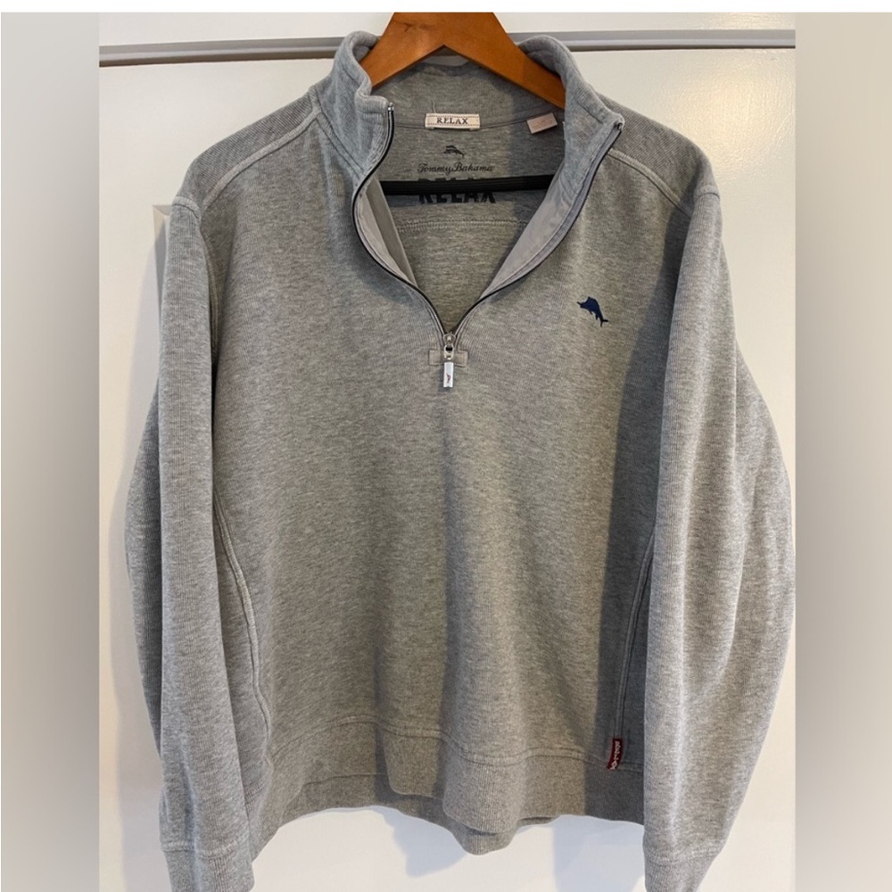 Tommy Bahama - Relax - Grey - 1/4 Zip Pullover